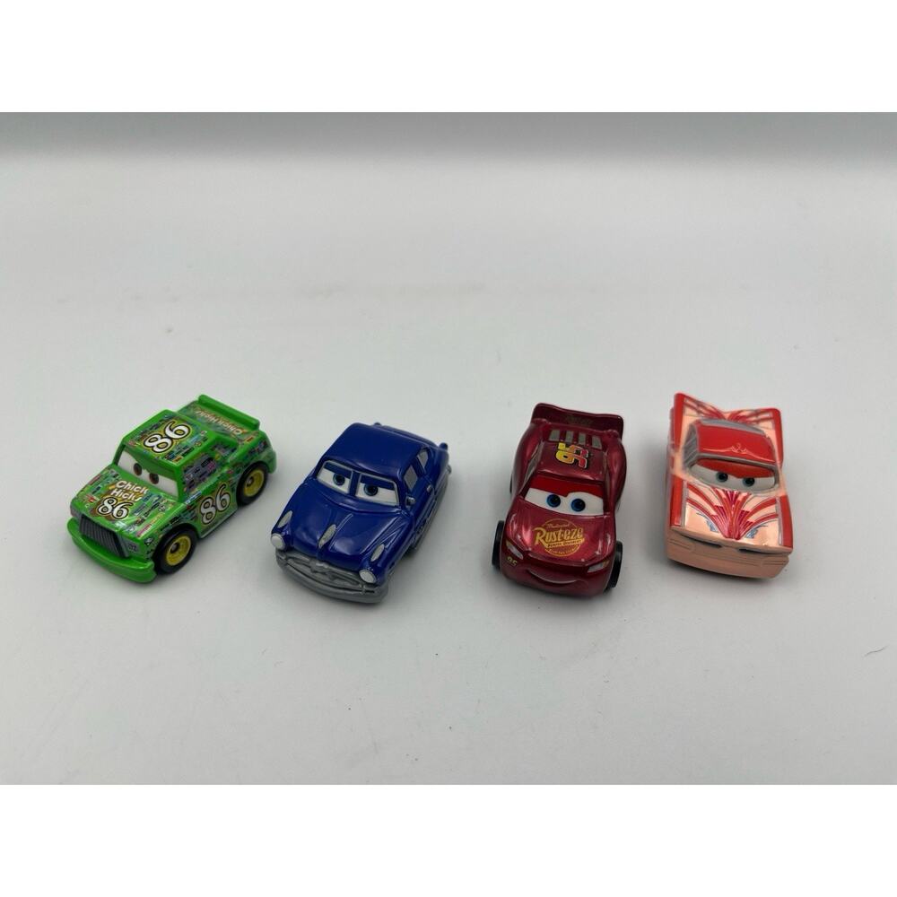 Disney Cars Mini Racers Diecast Chick Hicks, Lot Of 4